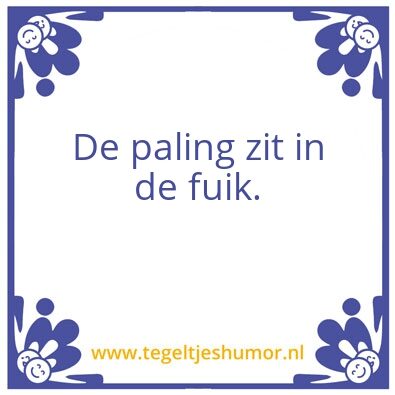 Tegeltje: Paling