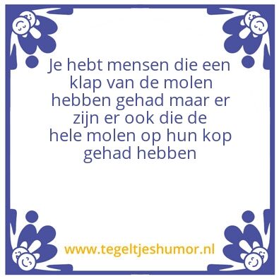 Tegeltje: Molen