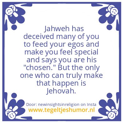 Tegeltje: “chosen.”