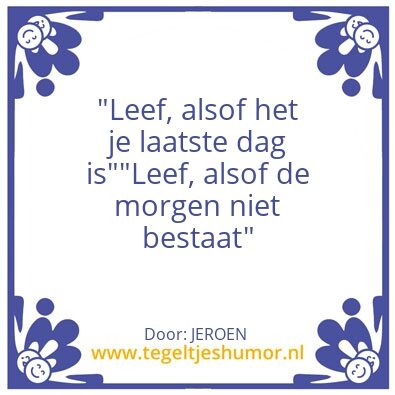 Tegeltje: KROEGHIT