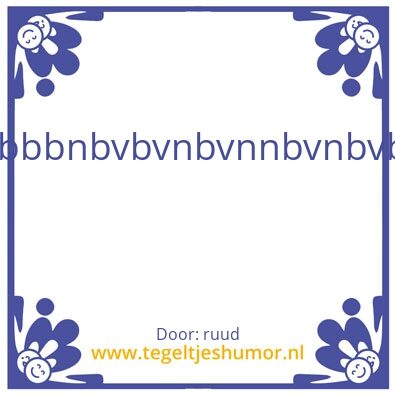 Tegeltje: jj