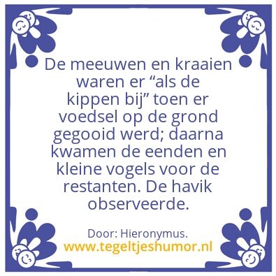 Tegeltje: HiÃ«rarchie.