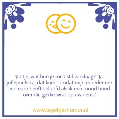 Tegeltje: Stil