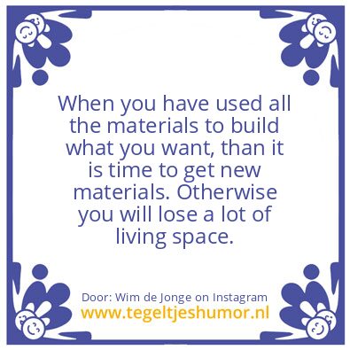Tegeltje: great business man / woman