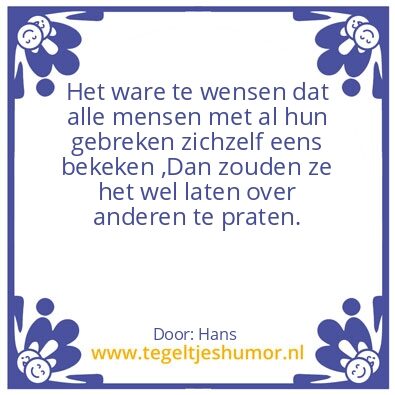 Tegeltje: Nadenker