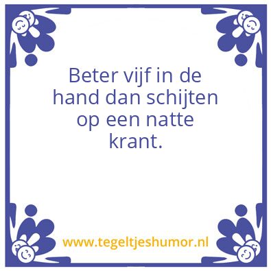 Tegeltje: Wijsheid
