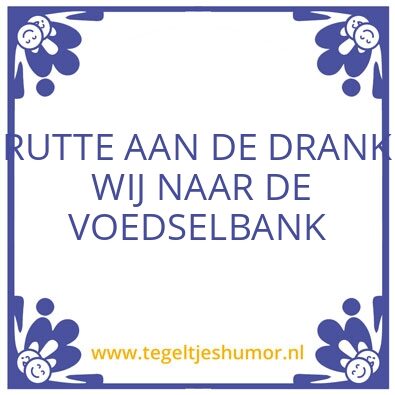 Tegeltje: DANK