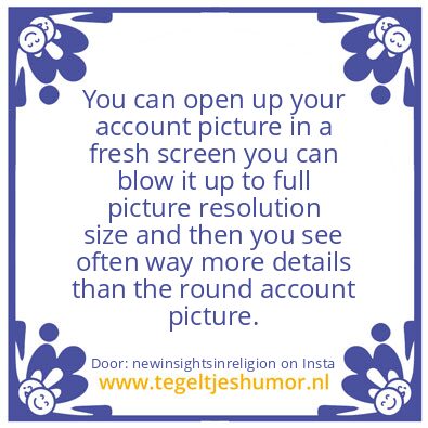Tegeltje: full picture resolution