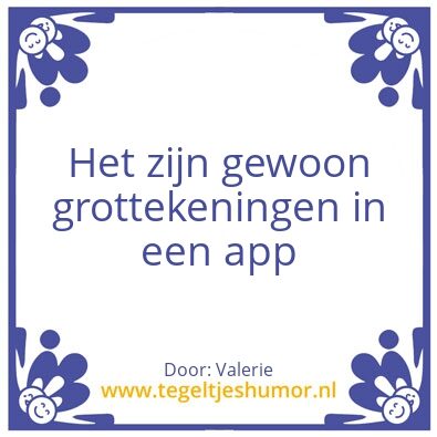 Tegeltje: Tuin