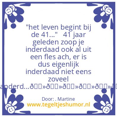 Tegeltje: Martine