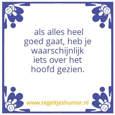 Tegeltje: wijsheid