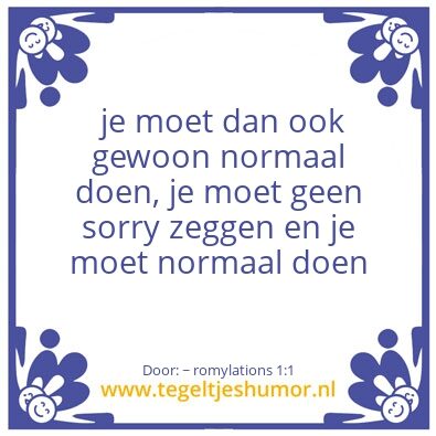 Tegeltje: romylations 1:1