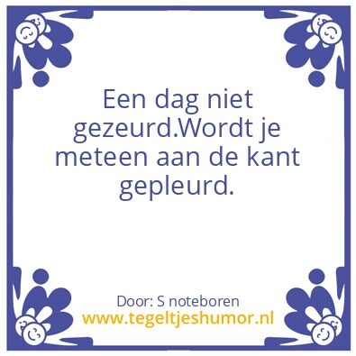 Tegeltje: Waarheid als een koe