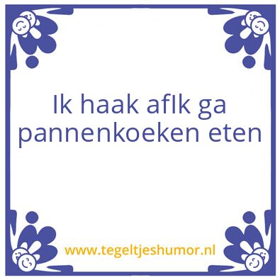 Tegeltje: ?