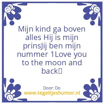 Tegeltje: valentino