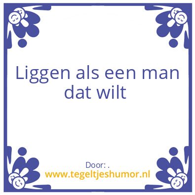 Tegeltje: .