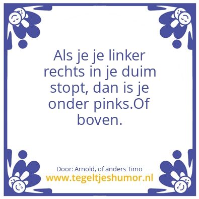 Tegeltje: De paradox