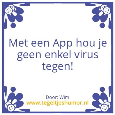 Tegeltje: VaccinApp