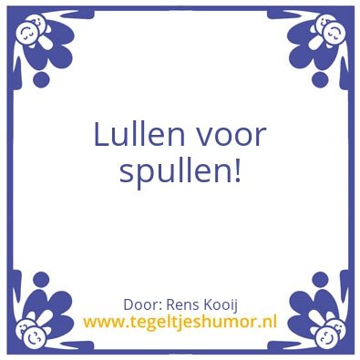 Tegeltje: Sales