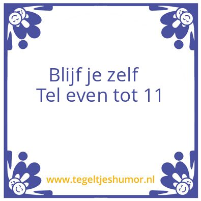 Tegeltje: 11