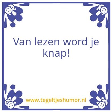 Tegeltje: Fleur