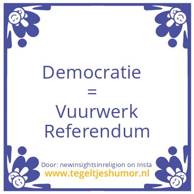 Tegeltje: Referendum