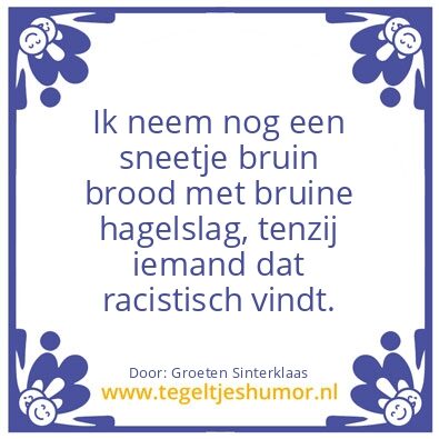 Tegeltje: sinterklaas