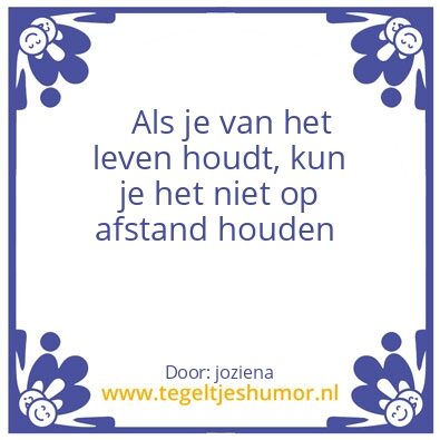 Tegeltje: levens wijsheid