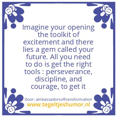 Tegeltje: Imagine