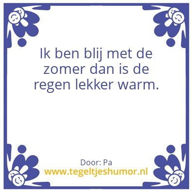 Tegeltje: Renen