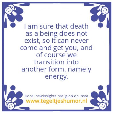 Tegeltje: Death ?