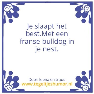 Tegeltje: bedtihd