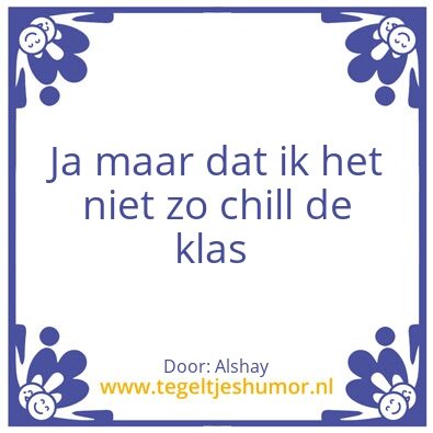 Tegeltje: Shayna Lala