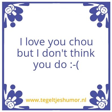 Tegeltje: test