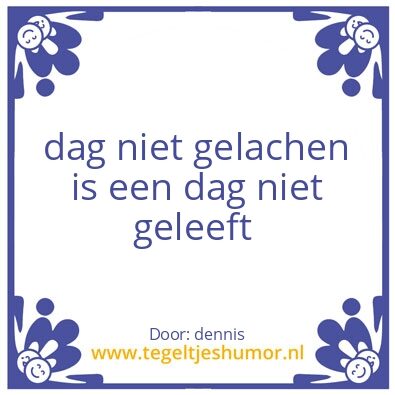 Tegeltje: dennis