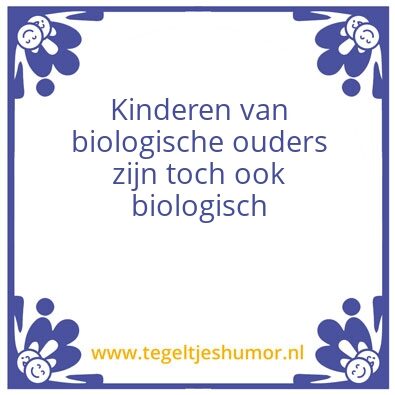 Tegeltje: Logisch