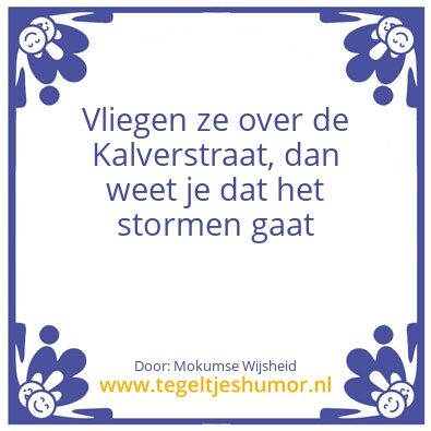 Tegeltje: Kalverstraat