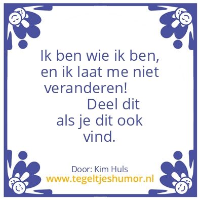 Tegeltje: Jezelf