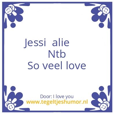 Tegeltje: Voor altijd