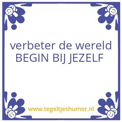 Tegeltje: De waarheid