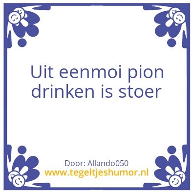 Tegeltje: Pion