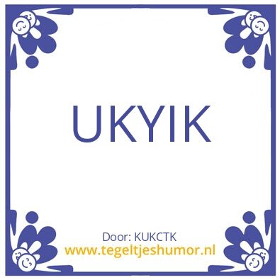 Tegeltje: VLUCHTELING