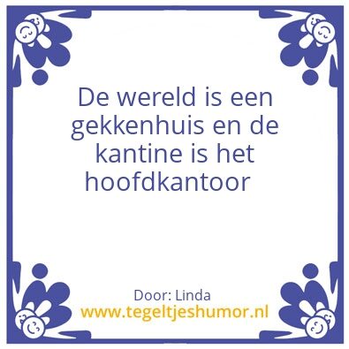 Tegeltje: Leuk
