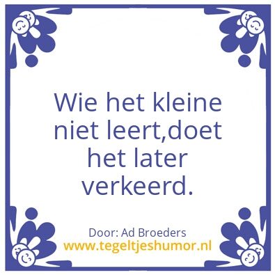 Tegeltje: Waarheid als een koe!