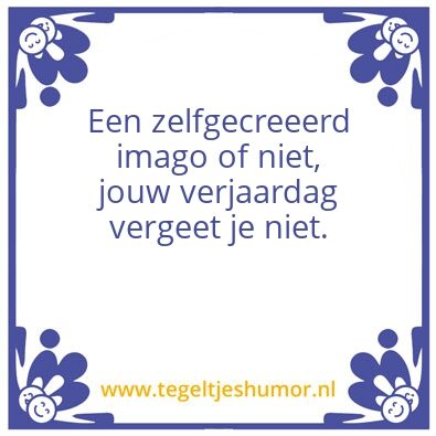 Tegeltje: Tegel