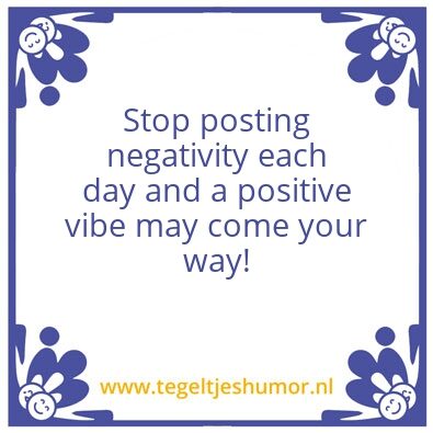 Tegeltje: Stop