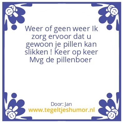 Tegeltje: Apotheek