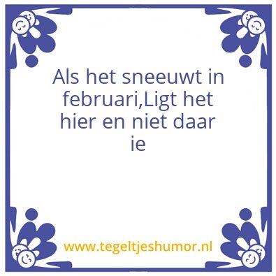 Tegeltje: Ton