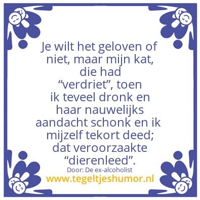 Tegeltje: Aandacht.