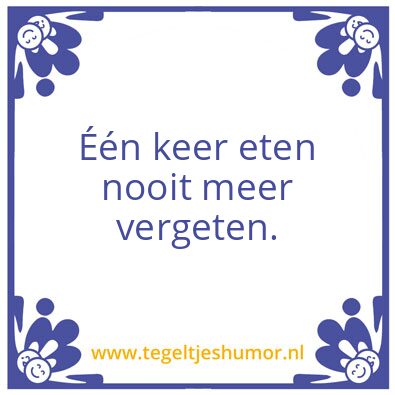 Tegeltje: enge tegeltje
